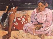 Paul Gauguin Tahitian Women (On the Beach) (mk09) oil painting reproduction